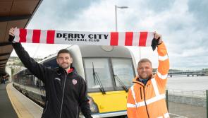 Derry City FC thanks Translink for FAI Cup Final coach and train services