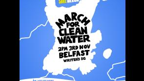 Save Lough Neagh campaign group organise protest march calling for urgent environmental action 