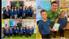 PICTURES | Longford pupils thrilled to welcome double Olympian Darragh Greene 