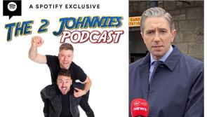 Simon Harris discusses recent Portlaoise visit on The 2 Johnnies Podcast