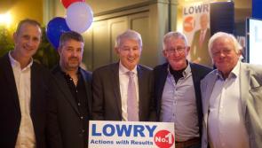 'I'm down 5,300 votes', says Deputy Lowry during General Election launch