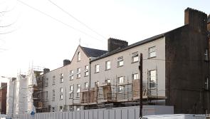 Covers have come off the former orphanage in Dundalk showing the renovation work so far