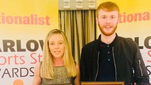 Local Carlow athletics club honor two of their athletes following award wins at Sports Awards 