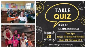 Kilkenny community to raise money for Kilimanjaro Direct through table quiz 