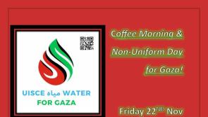 St Joseph&rsquo;s hosting coffee morning fundraiser for Uisce for Gaza