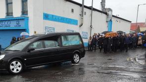 Castlederg pauses for funeral of first Liscooley crash victim, Gordy Galbraith