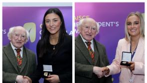 Tipperary ladies receive prestigious awards from President Michael D Higgins