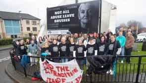 Derry billboard raises awareness to the many forms of domestic abuse
