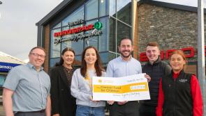 Derry retailer raise over £12,000 for local children’s cancer charity