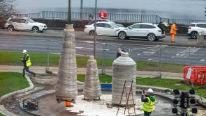 Derry’s factory girls sculptures set in place ahead of unveiling early next year