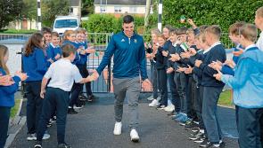 Longford Olympian recieves warm welcome at Scoil Mhuire