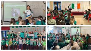 PICTURES: Olympian visits all girls school in Tipperary 