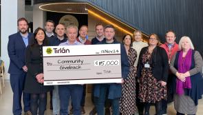 Early Christmas present for Waterford-based charity as Tirlán workers raise much-needed funds