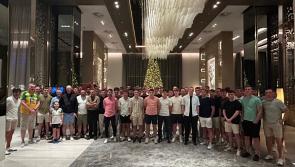 Donegal's senior footballers drop into McCafferty's in Abu Dhabi