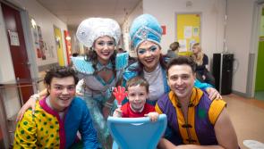 IN PICTURES: Stars of 'Aladdin' visit Children's Ward at Altnagelvin Hospital