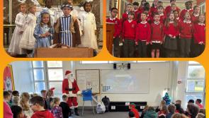 In Pictures: Laois school receives surprise visit from Santa Clause