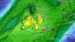 What is the Met Eireann weather forecast for Ireland for Christmas Day
