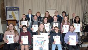 Carrick-on-Suir Lions Club's Peace Poster art contest attracted over 200 entries