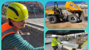 Volunteer women builders to the fore in Laois in Jehovah's Witnesses Kingdom Hall build in Portlaoise