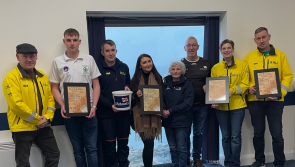 Tory Islander travels by helicopter, car and boat to donate to Arranmore RNLI

