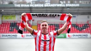 Derry City announce signing of Northern Ireland international