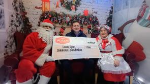 Santa's Laois stop at thePortlaoise Plaza raises vital funds for Laura Lynn Children's Hospice