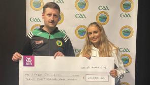€25,000 prizewinner picks up her cheque - and has place confirmed on Donegal panel