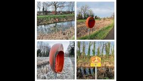 Longford County Council replaces vandalised life buoy one year after the damage was done