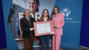 PICTURE: Tipperary girl wins national art competition in Croke Park