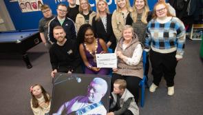 Paddy Tyre's family present proceeds of fundraising concert to Derry Mayor's charity
