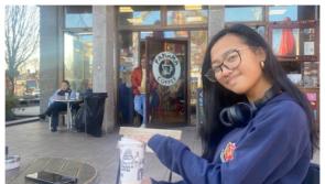 'We were blown away' - Louth student creates stunning design for local coffee shop take-out cups