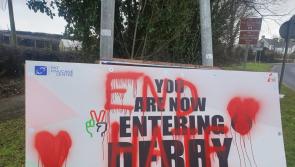 Derry anti-apartheid signage vandalised in Muff