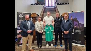 Irish rugby international surprised his former Tipp school with a special gift recently