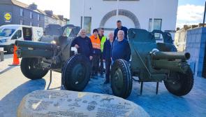 Historic World War I artillery returned to local Tipperary town centre