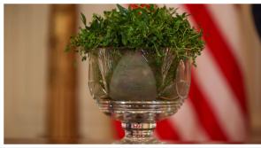 Taoiseach gifts Donald Trump Waterford-made crystal bowl during White House visit