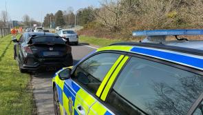 Garda warning after motorist is caught driving at high speed close to large village