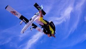 Sky diving fundraiser organised by local student for vital Carlow services 