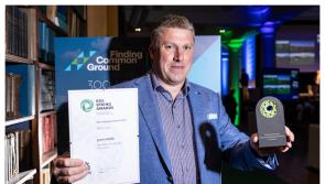 Carlow farmer honoured with prestigious national agricultural award at the RDS  