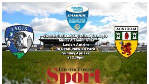 LIVE BLOG ALL-IRELAND MINOR CAMOGIE FINAL: Laois take on Antrim in Kilkenny