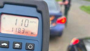 Motorist caught speeding at 110mph on County Derry road