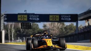 Stunning drive sees Alex Dunne finish second in F2 Sprint in Barcelona after starting in 19th