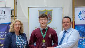 Congratulations: Ronan Burke honoured as Ballymahon Vocational School Student of the Year