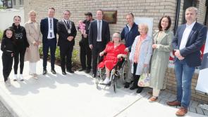 Minister visits Louth to open 11 new social homes in Muirhevnamór