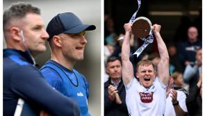 Laois senior hurling manager Tommy Fitzgerald reacts to Joe McDonagh final defeat to Kildare
