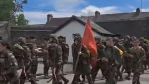 WATCH: Soldiers from James Stephens Barracks in Kilkenny celebrate 'proud' moment'