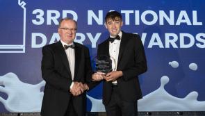 Young Carlow farmer wins prestigious award at National Dairy Awards