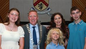'She is looking on me proudly' emotion as new Laois cathaoirleach elected