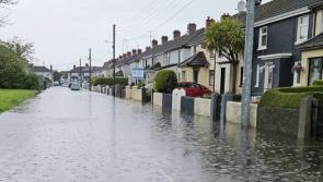 Heavy downpours cause flooding in Louth