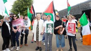 Sabina Higgins lends her support to National Famine Walk for Palestine 