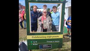 PICTURE: Tipperary hurling heroes take Liam MacCarthy Cup to agriculture show